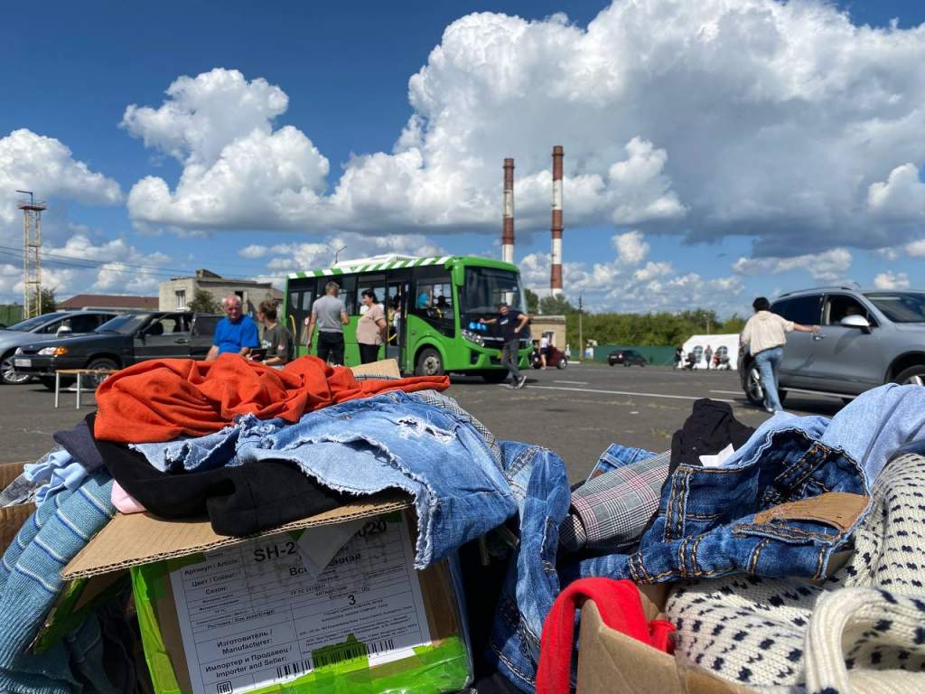 Народный фронт развернул гумцентр в Курске за 48 часов после атаки