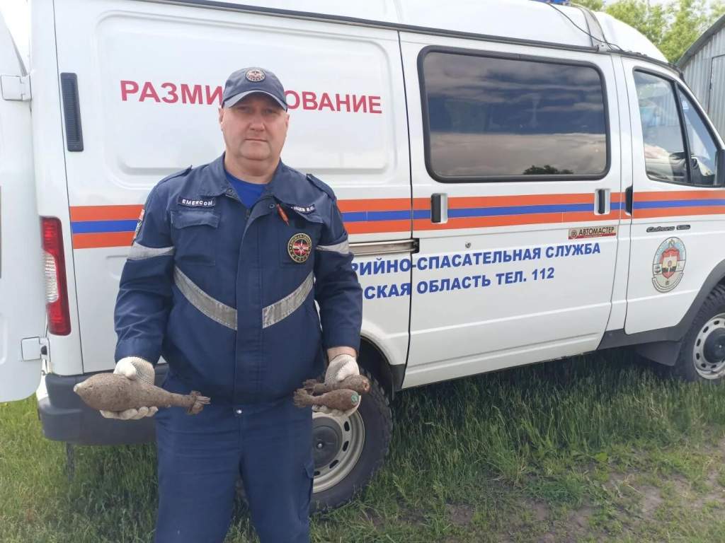 В Черемисиновском районе Курской области нашли 4 снаряда