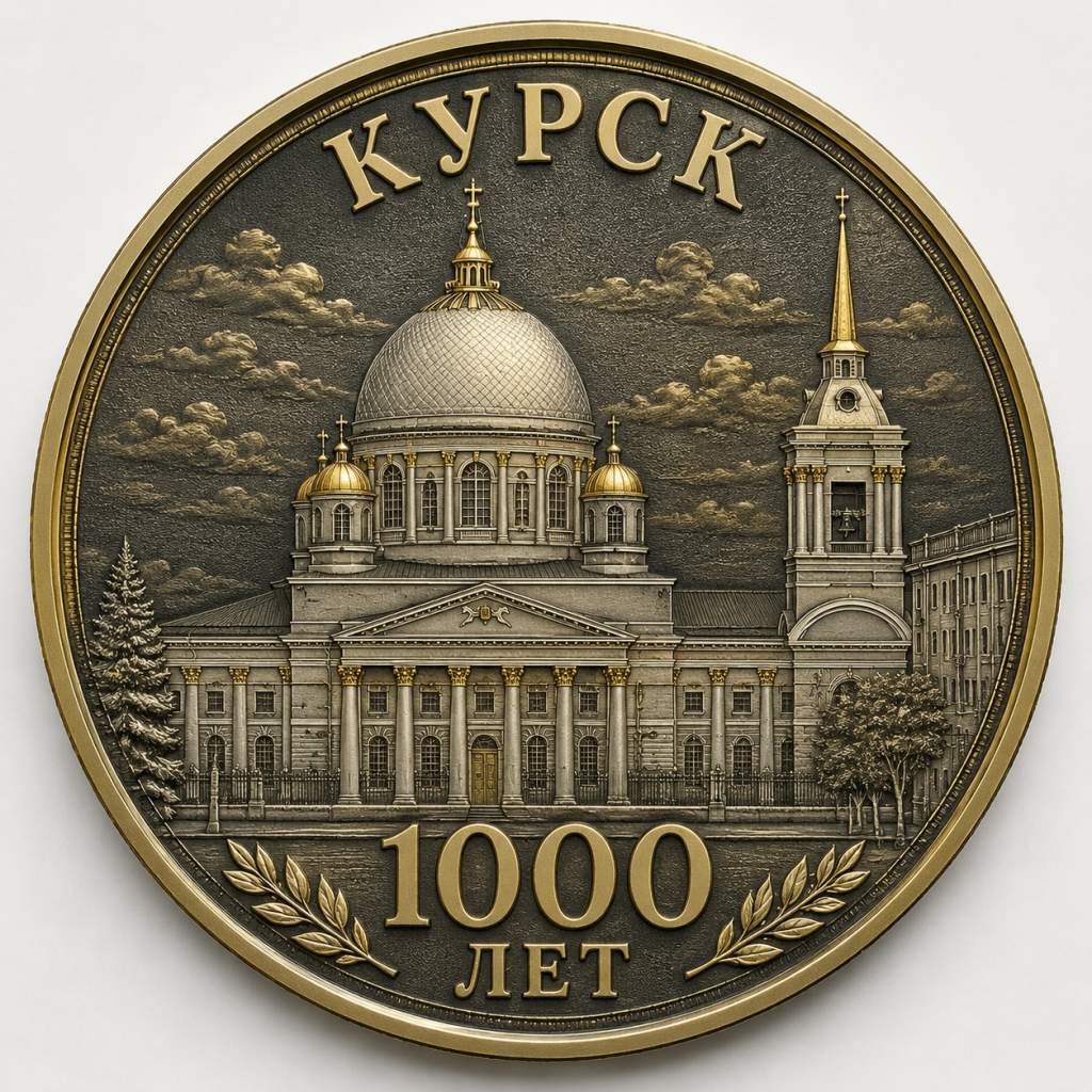 Центробанк рассмотрит выпуск памятной монеты к 1000-летию Курска