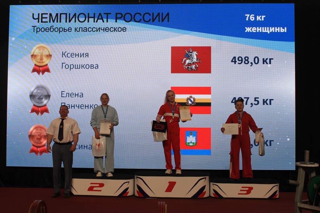 Курянки взяли медали на чемпионате России по пауэрлифтингу