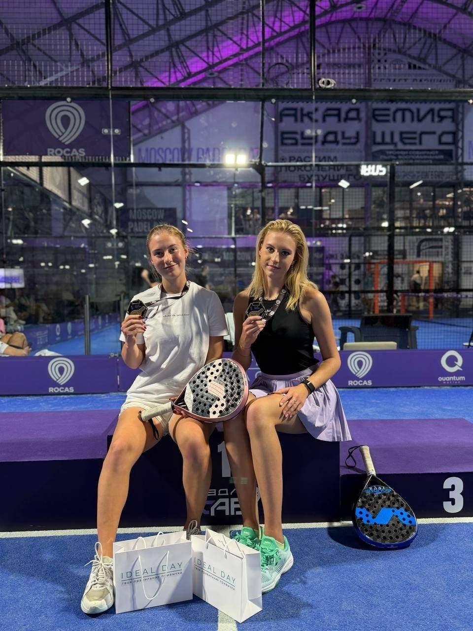 Курянка Дарья Харланова выиграла золото турнира по паделу