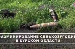 Саперы каждый день очищают от мин курские поля и дороги