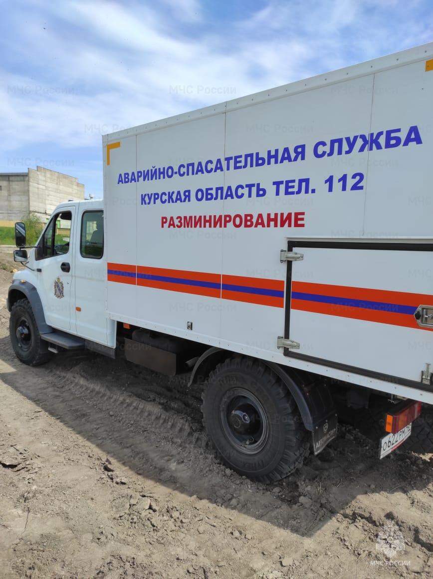 В Понырях Курской области нашли минометную мину