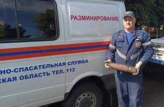 В Щигровском районе нашли 105-мм артиллерийский снаряд