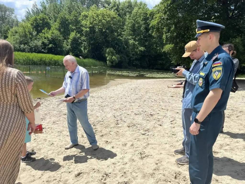 В Курске прошла проверка городских пляжей