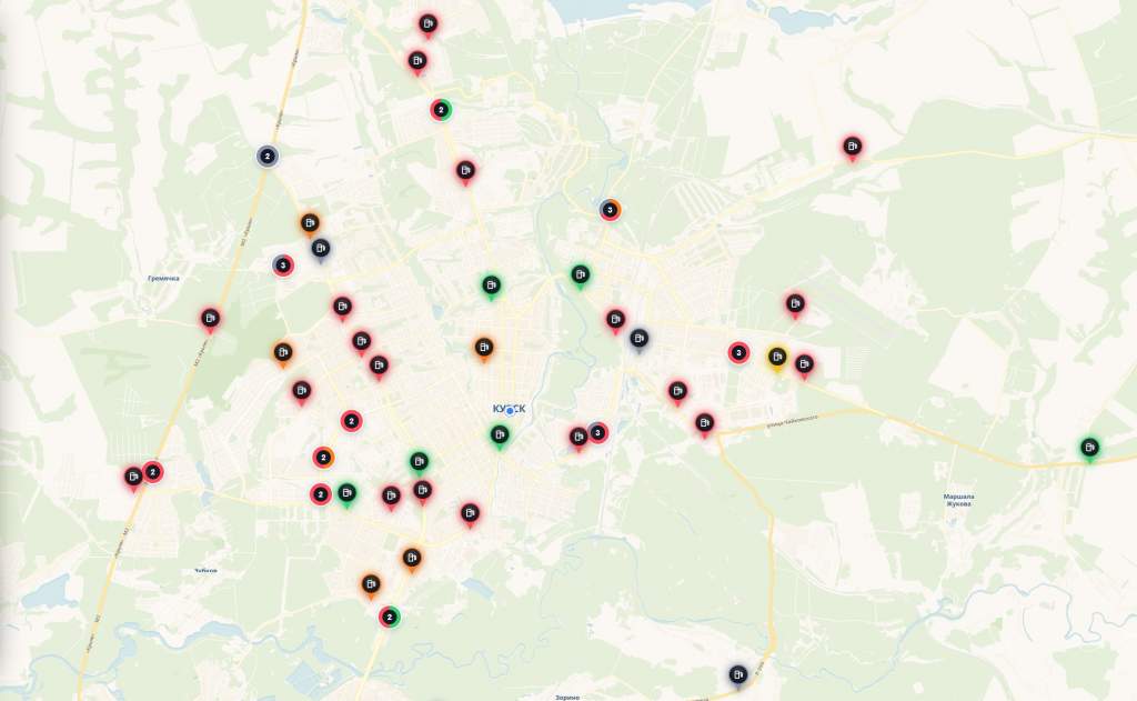 Куряне могут отследить наличие бензина на АЗС по онлайн-карте