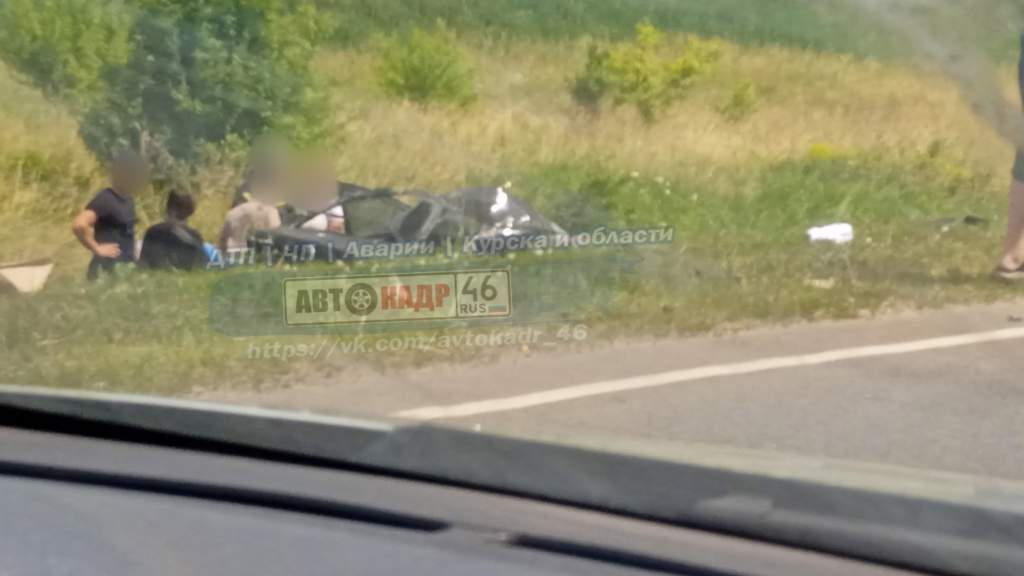 Двое детей и трое взрослых ранены в ДТП на курской трассе