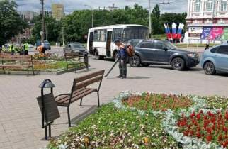 В Курске из парков за неделю вывезли 41 кубометр мусора