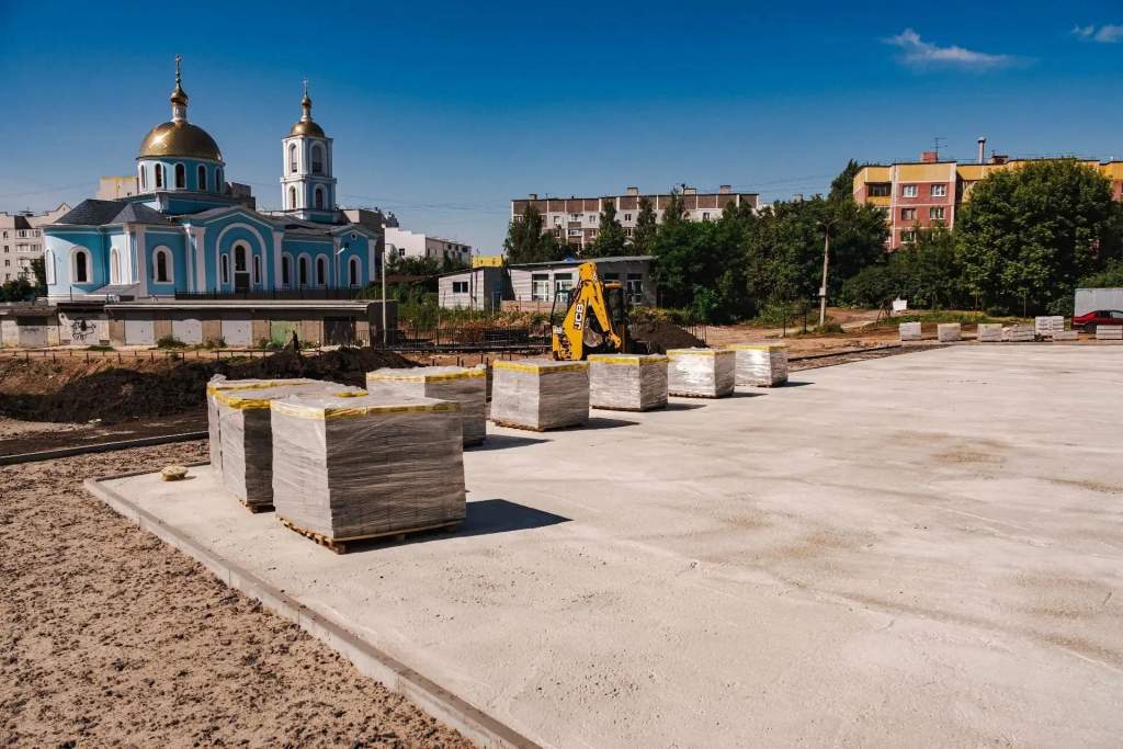 В Курске к сентябрю благоустроят скверы «Пеликан» и «Студенческий»