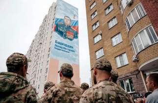 В Курске открыли мурал погибшему Герою России Леониду Башкардину