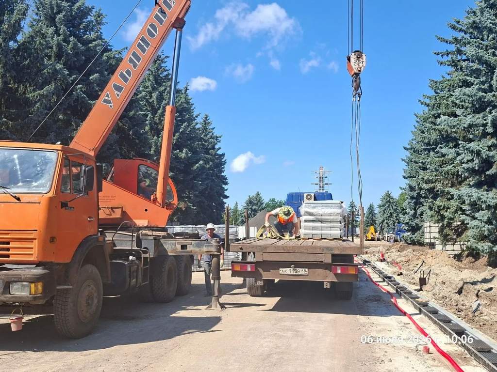 В Курске главную аллею мемориала планируют открыть к 23 августа