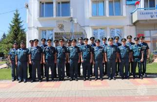 Курские инспекторы госпожнадзора получили новые машины в праздник
