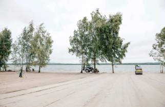 В Курчатове за 28 млн рублей строят 4 пляж на водохранилище