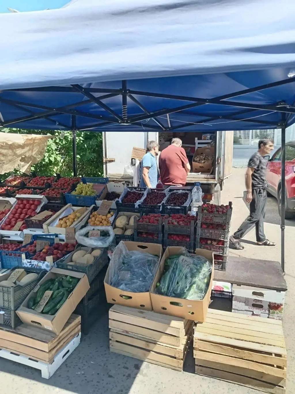 В Курске во время рейда составили 7 протоколов на уличных торговцев