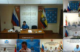 В Курской области "подводные фонтаны" помешали благоустройству