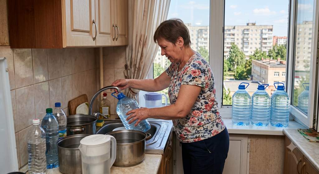 Железногорск вводит график подачи воды из-за жары