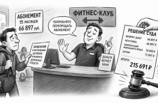 Курянин отсудил у фитнес-клуба 215 тысяч за неиспользованный абонемент