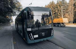 В Курске тестируют новый троллейбус КАМАЗ