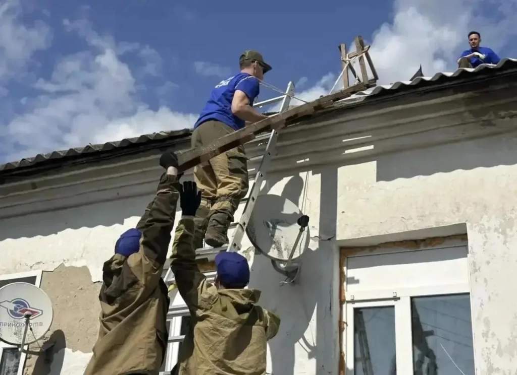 В приграничье Курской области волонтеры восстановили 184 дома