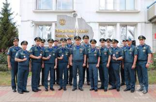 В Курске сотрудники МЧС получили новые звания и награды