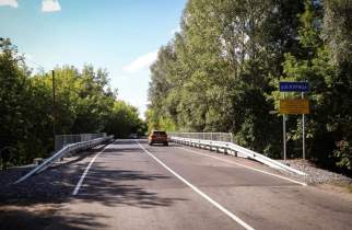 В Курском районе досрочно отремонтировали мост через Большую Курицу