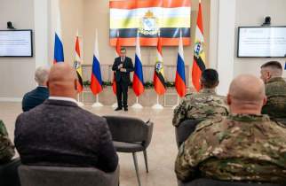 Курских добровольцев «БАРС» наградили за сбитую ракету «Фламинго»