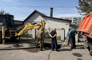 В Курске произошла авария на водопроводе
