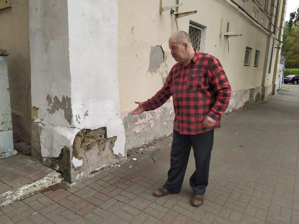 В Курске с векового дома пропала памятная табличка о паводке 1970 года