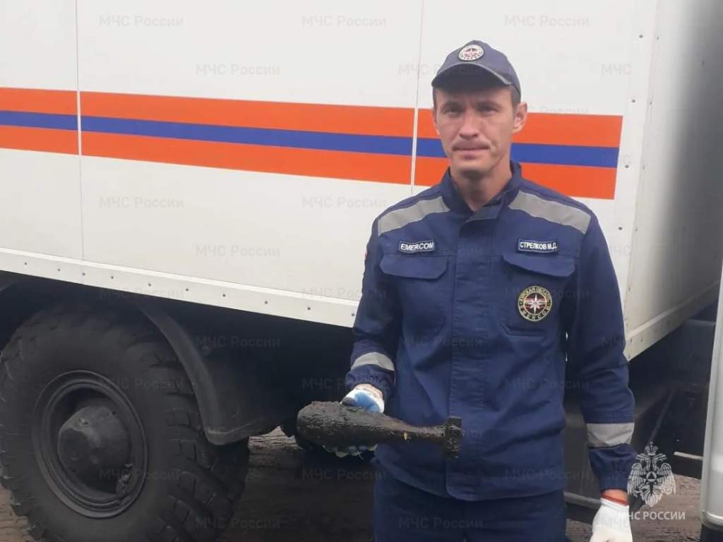 В Горшеченском районе нашли минометную мину