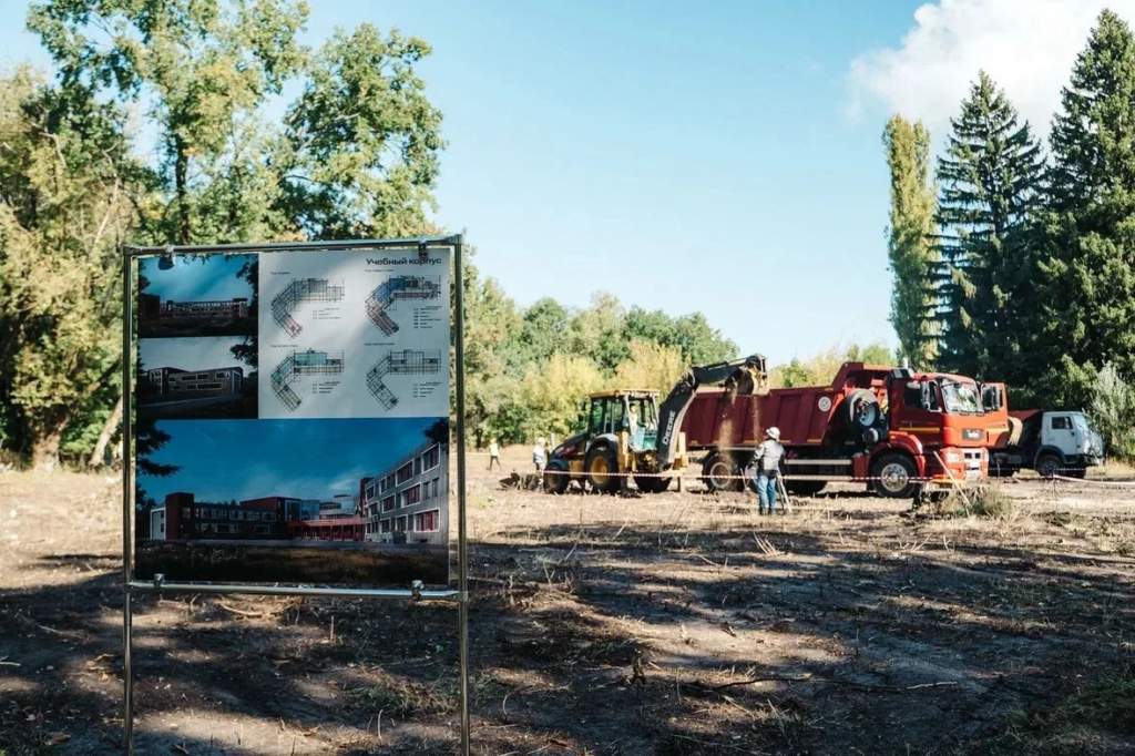 В Курске начали строить президентское кадетское училище имени Марата Тибилова