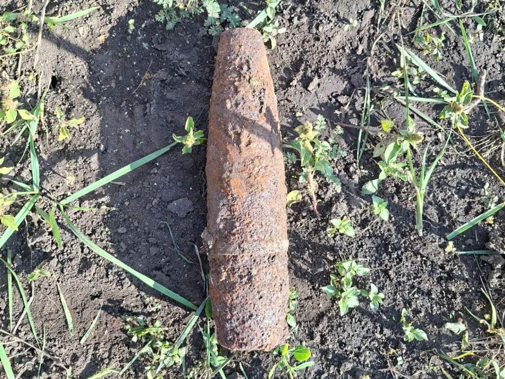 В Курском районе нашли артиллерийский