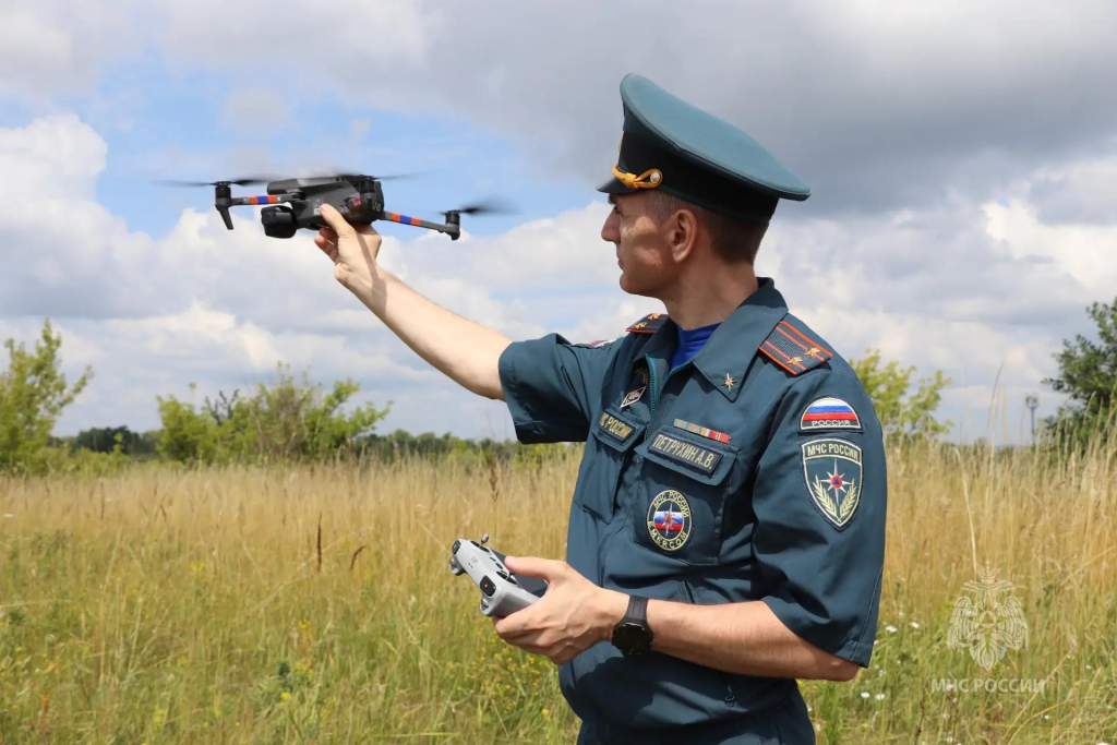 Курские спасатели провели более 60 авиаразведок с беспилотников