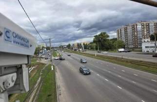 В Курске на улице Энгельса установили новую камеру фиксации скорости