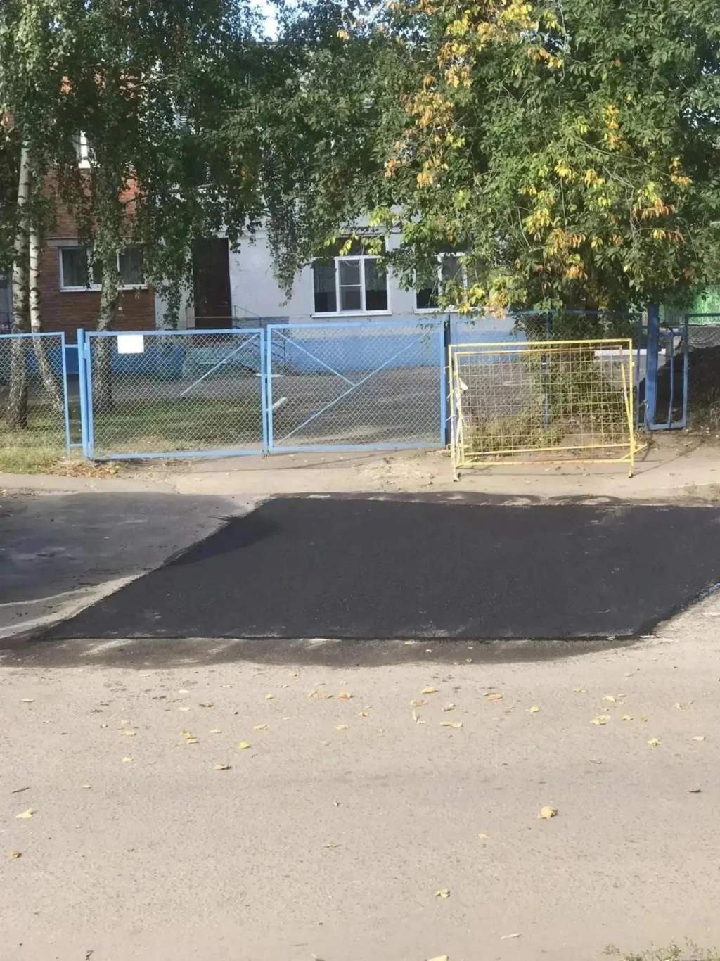 В Курске заделали разрытия и восстановили асфальт после земляных работ