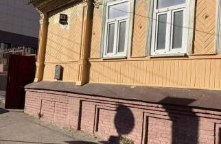 В Курске покрасили исторический дом Булгакова