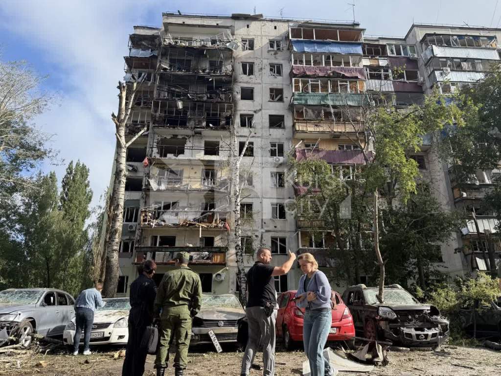 В Курске пострадавший от атаки ВСУ дом на Союзной до сих пор не отремонтирован