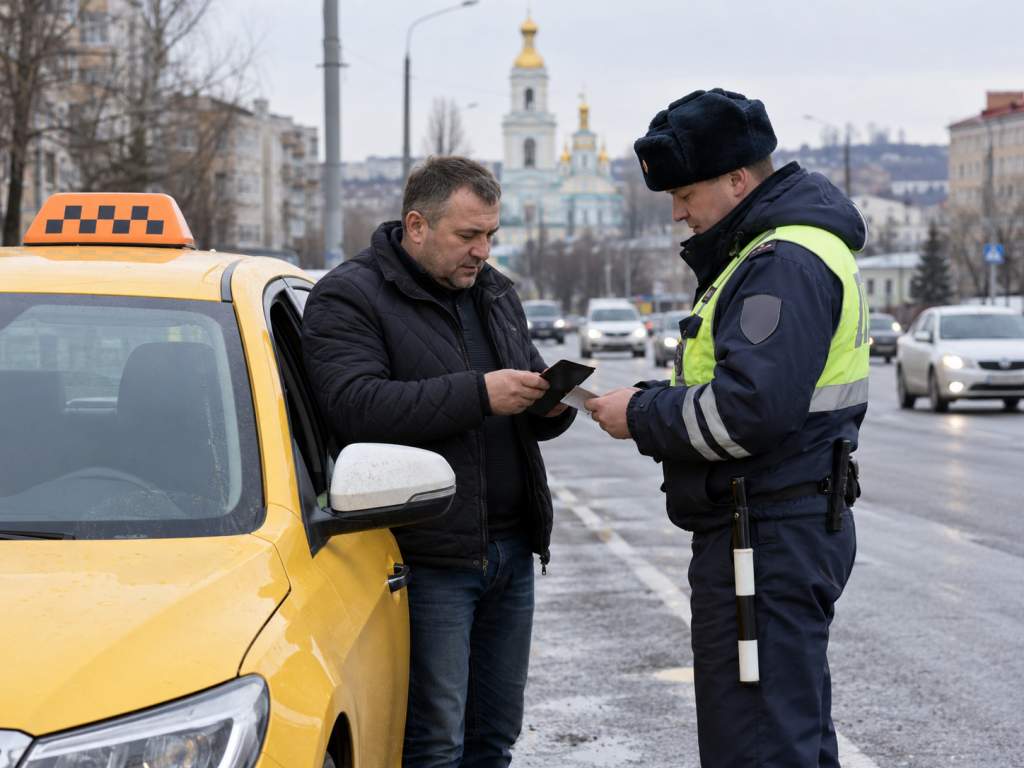 В Курской области 25 водителей лишились права работать в такси