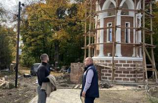 В Курской области идет преображение "Старой дороги" у башни Шамиля