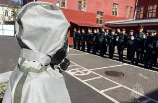 Курские спасатели завершили всероссийскую тренировку по гражданской обороне