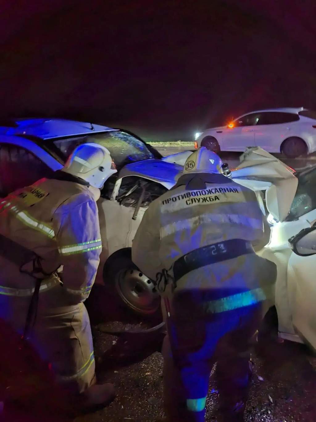 В Курской области на федеральной трассе произошло жесткое ДТП