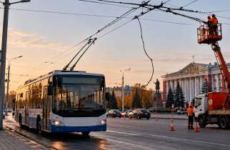 В Курске из-за обрыва провода изменили движение троллейбусов