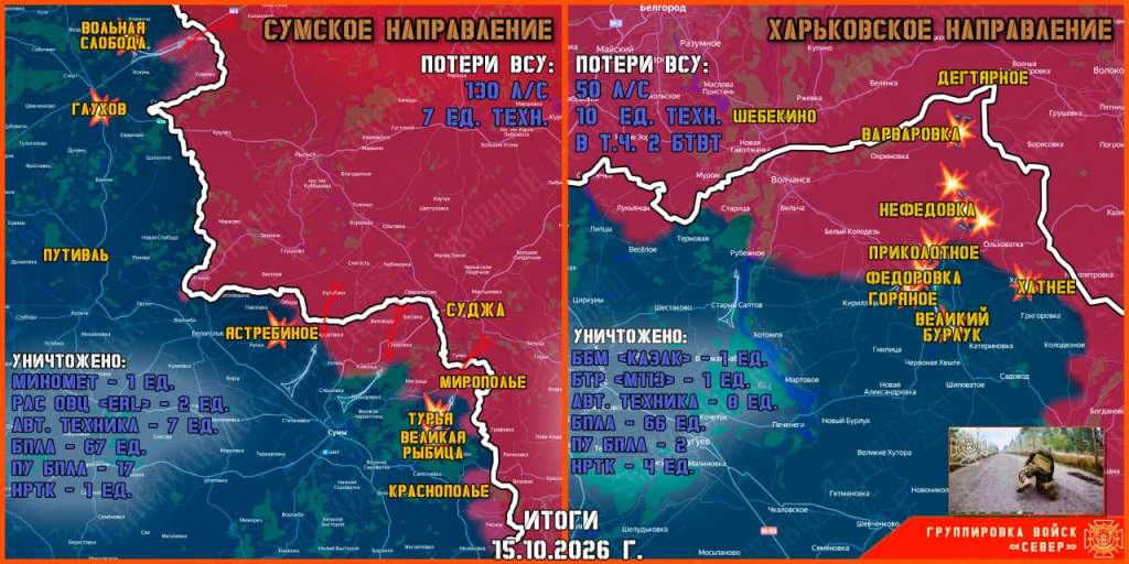 ВС РФ продолжают бои у границ Курской области