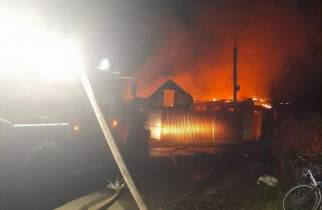 В Золотухино произошел пожар на улице Максима Горького