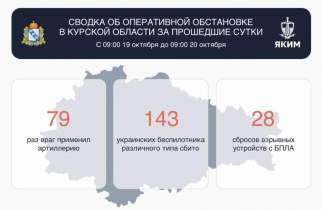В Курской области сбили 143 БПЛА, повреждены мастерская и зернохранилище