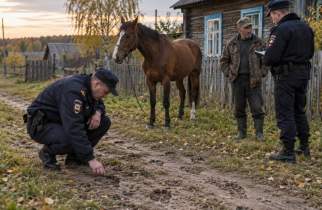 В Курской области мужчина увел чужую лошадь с пастбища к себе домой
