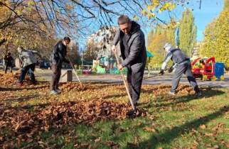 В Курске проходит масштабный субботник