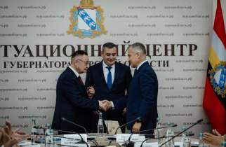 Курский замгубернатора Чепик получил знак Почетный строитель России